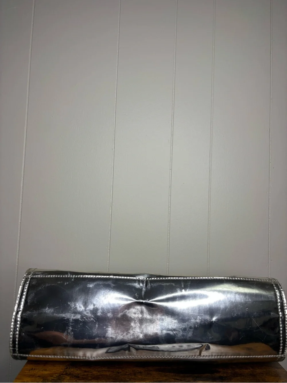 Tory Burch Flannel Felt Gray Large Logo Tote Bag
Metallic - Picture 7 of 7